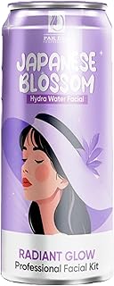 Japanese Blossom Hydra Water Facial Kit for Radiant Glow | Professional Skin Care Kit | Deep Hydration, Brightening & Glow Boost | Suitable for All Sk