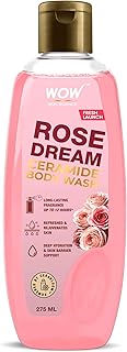WOW Skin Science Rose Dream� Ceramide Body Wash | Ceramide for Deep Hydration & Skin Barrier Support | Himalayan Rose for a Petal-Soft Feel | Up To 12