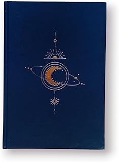 A5 Moon Hardcover notebook (ruled pages) || 90 GSM, 192 pages