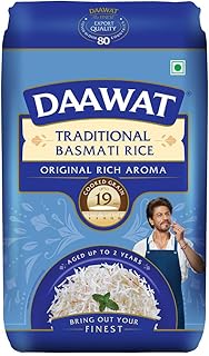 Daawat Traditional Basmati Rice 1Kg| Premuim Aromatic Rice| Aged Upto 2 Years