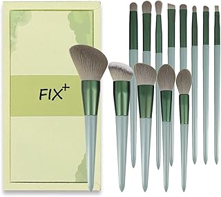 BEAUTY 13 Pcs Makeup Brushes Set - All-in-One Kit with Travel Storage Box - Face, Eye, Highlighter, Concealer, Blending, Powder, Eye Makeup Brush
