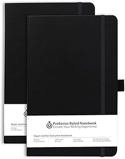 B5 PU Leather Notebook Diary – 192 Pages, 80 GSM, Hardbound with Pen Loop, Elastic Band & Ribbon Bookmark – Premium Office, School & Personal Writing