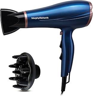 Morphy Richards Stylist Care Hd192Dc 1900W Hair Dryer|3-Speed 2-Heat Settings|Frizzfree, Shiny Hair|Hair Dryer with Diffuser, Detachable Concentrator|