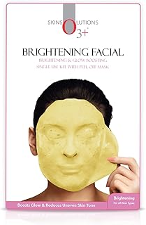 O3+ Brightening Facial Kit with Peel Off Power Mask 45gm | Boosts Glow and Reduces Uneven Skin Tone - For All Skin Types