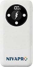 10000mAh Power Bank with 22.5W ultrafast Charging, Pass-Through Support, in-Built connectors, Airline Approved, Digital Battery Charge Display.