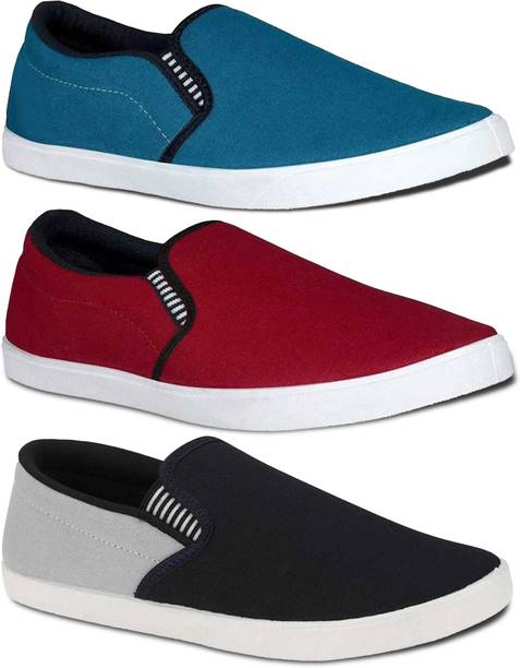 Combo Pack Of 3 Trendy & Stylish Casual Shoes Sneakers ...
