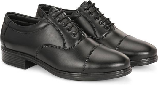 Oxford Police Duty Faux Leather Lightweight Premium Sho...