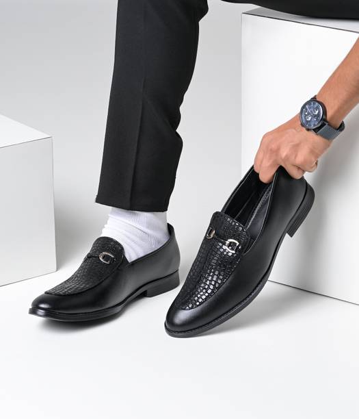 Naatu Men's Formal Pull-On Shoes | Fashion Stylish Shoe...