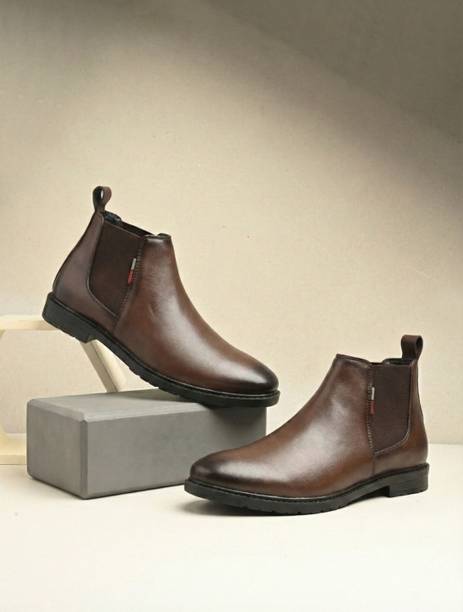 Synthetic Leather Lightweight Comfortable Trendy Slip O...