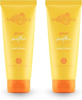 Aqualogica Glow+ Smoothie Face Wash with Vitamin C, Hyaluronic Acid & Papaya for Tan Removal -For Men & Women | Glowing, Oily, Dry & Sensitive Skin -1