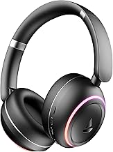 boAt Rockerz 480, RGB LEDs,6 Light Modes, 40mm Drivers,Beast Mode, 60H Battery, ENx Tech, Stream Ad Free Music via App Support, Bluetooth Headphones,
