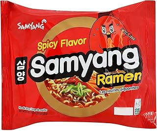 Samyang Ramen Instant Noodles Extra Spicy 120gm (Pack of 1) (Imported)