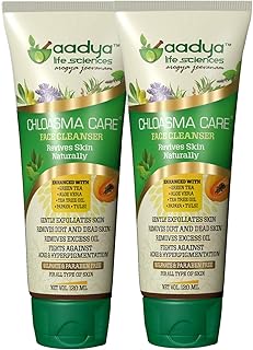 Aadya Life Sciences Chloasma Care Face Wash (Pack of 2)| Gentle Cleanser for All Skin Type | Reduce Pigmentation, Remove Dirt, Impurities | No Sulphat