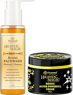 Heaven Magic Bridal Facewash & Super Powerful Cream Combo for Women & Men | Brightening Hydrating Skin Care Set | Daily Cleansing Nourishing Cream for