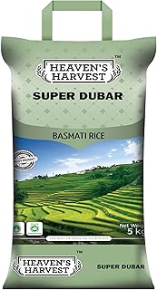 Heaven's Harvest Super Dubar (Broken) Basmati Rice Tasty, Non-sticky & Rich Aroma | 5 KG