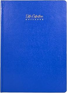 PRAGYA Office Pro | Hard Cover Notebook with Sewn Pages, 4Q - 480 Pages - Single Line - A4 (21x29.7 CM), Durable PVC Coated Hard Case, Perfect for Not