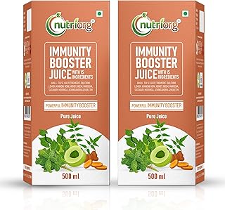 Nutriorg Immunity Booster Juice 500 ml (Pack of 2) | Improves your digestion | Boosts Immunity | Used Organically Grown ingredients