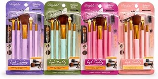 Glowsort Professional Makeup Brush Set – Premium Soft Bristles, Face & Eye Brushes Kit with Eyebrow Comb & Applicator for Flawless Makeup for Girls/Wo