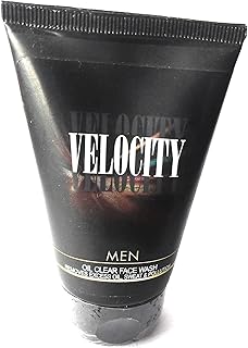 Velocity Men Oil Clear Face Wash Removes Excess Oil, Sweat & Pollution 50g (Pack of 2)