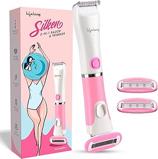 Lifelong Razor & Bikini Trimmer for Woman |Arms, Legs, Underarms & Intimate Hair Removal Machine |Waterproof Painless Full Body Hair Remover Trimmer f