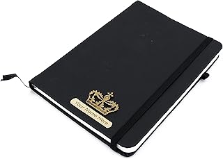 Personalised Hardcover Diary with Name - Customised Notebook Daily Planner Notepad with 176 Ruled Pages for Personal Use and Corporate Gifting - A5 Ha