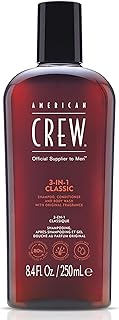 Ameican Crew classic 3-In-1 Shampoo Conditioner and Body Wash, 248ml