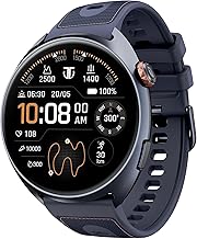 Titan Celestor 2.0 Smartwatch with 1.43" inch AMOLED Display, Dual Band GPS, ABC, Offline Maps, 5 ATM, Training Load & Readiness, Running Courses, Off