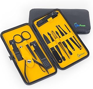 Dr Foot Manicure & Pedicure Kit for Women & Men | Nail Cutter set | Manicure Kit | Grooming Kit for men | Pedicure Set | Manicure Kit for Women | Nail