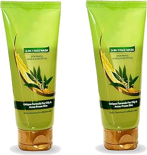3-IN-1 Face Wash for Pimple, Acne & Acne Spots for All SkinType, 60gm (Pack of 2)