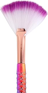 Whimsy Beauty Mermaid Makeup Brushes Set of 2 for Face and Eye Makeup for Kids Teens and Preteens, For Foundation Eyeshadow Eyebrow Eyeliner Blush (4