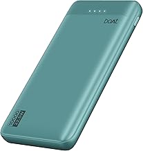 Boat EnergyShroom PB300 Activ 10000mAh Power Bank with 22.5W Fast Charging, 3X Output Ports, Supports Android, iPhone, Tablets, Earbuds (Cerulean Blue