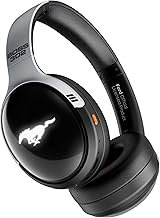GOBOULT Mustang Thunder Bluetooth Headphones with Upto 70H Playtime, BoomX Technology, Brightness LEDs, 40mm Driver, Zen ENC Mic, BTv 5.4, Type-C Fast