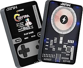 JINX Alpha Wireless Magnetic Powerbank with Retro Video Game|Classic Built-in Games with Powerbank|8000mAh 15W Li-Polymer Magsafe Compatible Power Ban