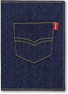 YOUVA Navneet Jeans - Denim Fabric Cover Notebook For College Students And Office Executives | Hard Cover/Case Bound - A5 Size | 240 Pages