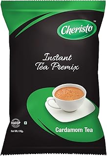 Cheristo cardamom Tea 1 kg Pack, Strong Chai, Rich in Healthy Flavoring - Elaichi chai 100% Natural Tea with Natural Cardamom Instant Tea Premix | Pre