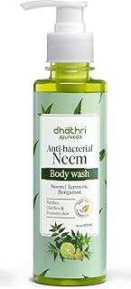Dhathri Ayurveda Anti-Bacterial Neem Body Wash | Body Wash for Men and Women | Natural Body Wash to Stay Fresh & Moisturized| 99.9% germ protection (2