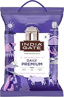 India Gate Daily Premium Aged Basmati Rice 1Kg
