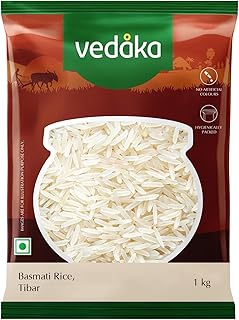 Amazon Brand - Vedaka Basmati Rice Tibar | 1 Kg