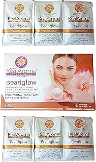 Professional Pearlglow Facial Kit, 6 Single-Use Hygienic Packs, Luminous Glow and Shine, Fairer Complexion