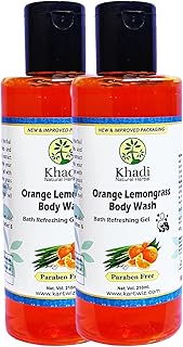 Herbigiri Herbal Orange And Lemongrass Citrus Body Wash, 420 ml