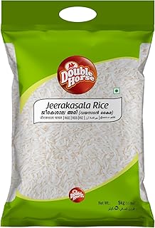 Double Horse Jeerakasala | Kaima | Biriyani | Gobindobhog | Jeera Samba Rice 5kg Pack