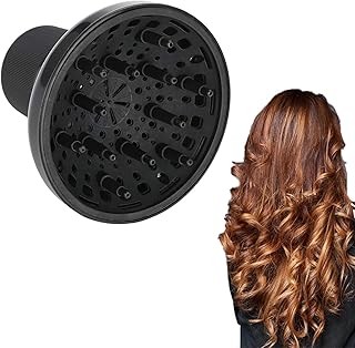Luteti Universal Hair Diffuser, Hair Dryer Diffuser Attachment for Curly and Wavy Hair, Foldable Hairdryer Hair Blower Diffuser Cover Styling Hairdres