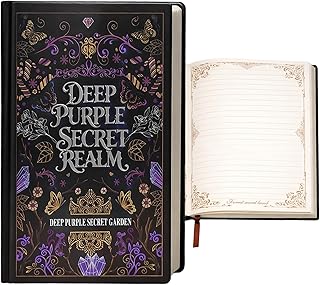 FunBlast Aesthetic Notebook Diary – A5 Ruled Pages, Hardcover Writing Notebook, Vintage Style Journal, Gift for Men & Women, Personal Writing Diary fo