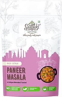 Saatyaki Naturals Dilli Paneer Masala -50gm| Authentic Indian Spice Blend for Shahi Paneer, Butter Curry & Creamy Dishes| Homemade Style, Freshly Grou