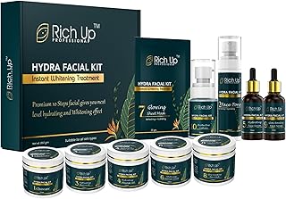 Hydra Facial Kit - 860Gm | Best Facial Kit For Glowing Skin | For All Skin Type Like Oily And Dry | With 10 Easy Steps | For Men & Women
