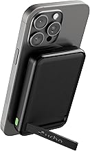 URBN Wireless Power Bank for iPhone, 10000mAh MagSafe Charging with Stand, 22.5W QC+PD Output, Strong Magnetic, for iPhone 12 & Above, Android & Other