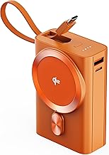 Ambrane 25W Qi2.2 Magsafe Wireless 20000mAh Powerbank, 35W Wired Charging, Fastest Qi2.2 Technology - Now Charge 40% in 30 mins wirelessly, Support Ma