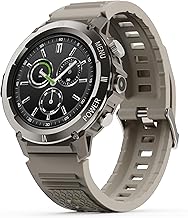 GOBOULT Newly Launched Tuff Hawk Smart Watch 1.39'' HD Display, BT Calling, Working Crown, 150+Watchfaces, 450 Nits Brightness, AI Voice Assistant, Sp