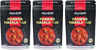 Mi Hi Koli - Prawns Masala Mix | Ready to Cook in 10 mins | Instant Mix | Blended Spices | Prawns Curry | Aromatic & Flavourful Masala for Rich Seafoo