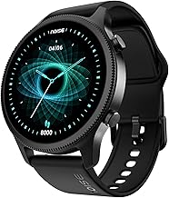 NoiseFit Halo 1.43" AMOLED Display, Bluetooth Calling Round Dial Smart Watch, Premium Metallic Build, Always on Display, Smart Gesture Control, 100 Sp